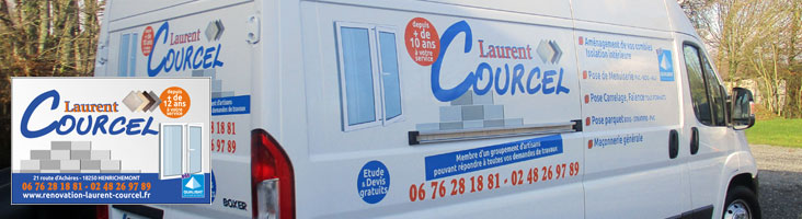 Site vitrine "Rénovation Laurent Courcel"